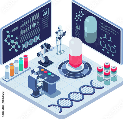 Isometric AI-Driven Laboratory for Drug Development and Biotechnology