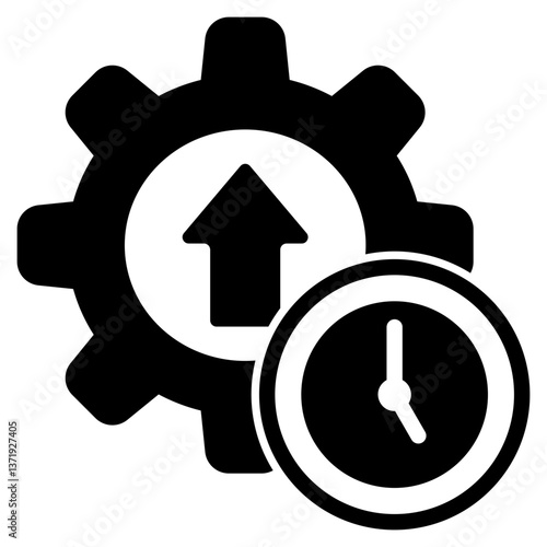 Efficiency Glyph Icon