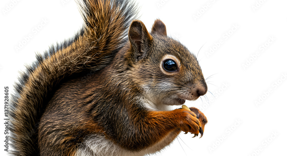 Obraz premium squirrel on white background