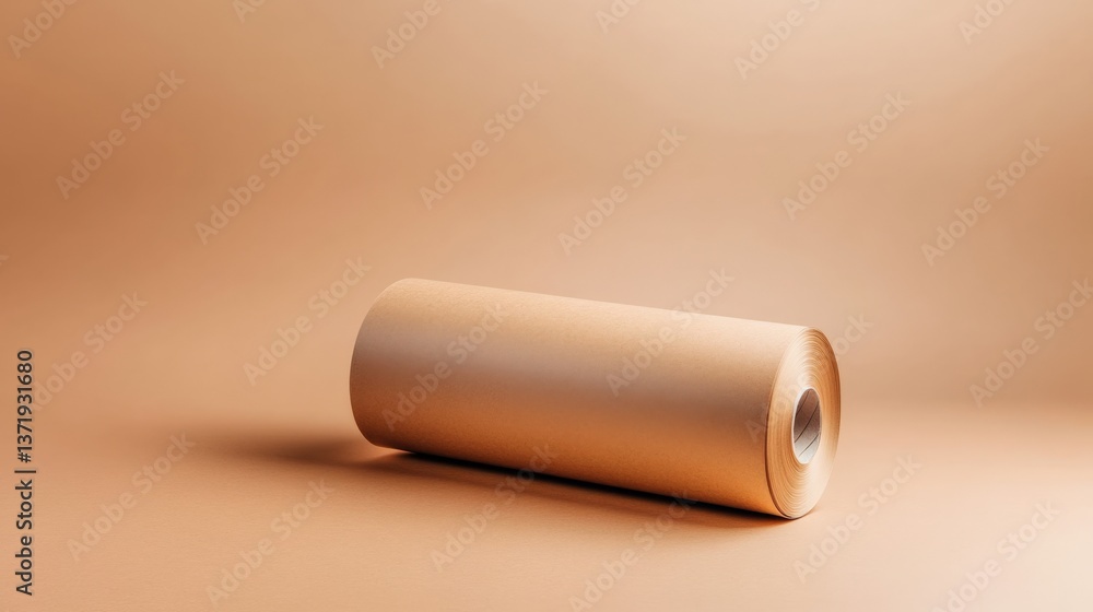 Brown roll of paper Brown roll of paper