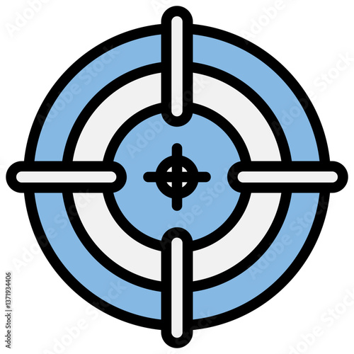 Focus Blue Black Icon