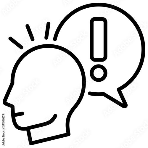 Attentiveness Outline Icon