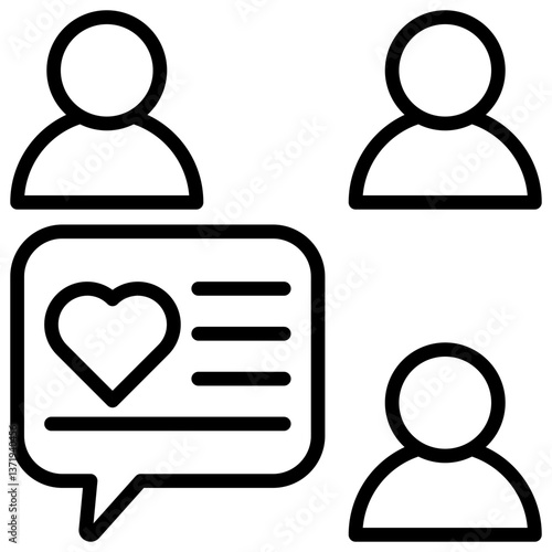 Amiability Outline Icon