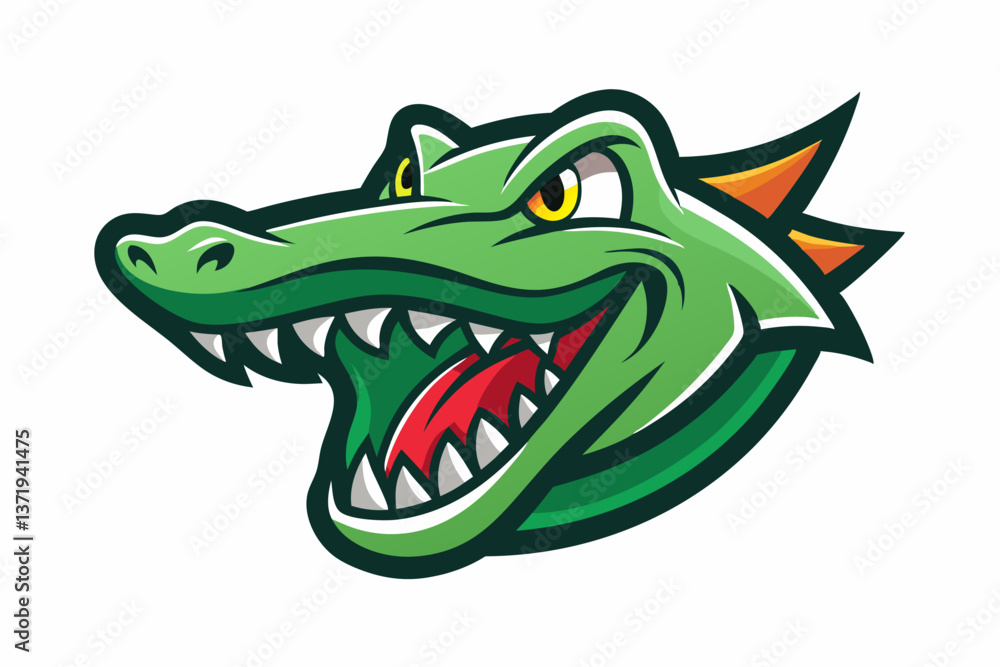 crocodile head logo vector crocodile head logo vector