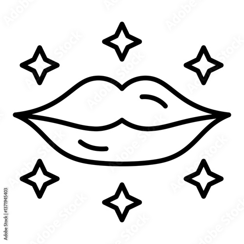 Lip makeup Icon