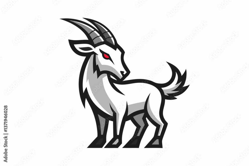 Fototapeta premium goat logo vector