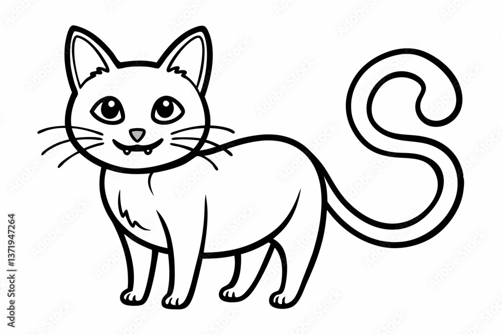 cat line art vector cat line art vector