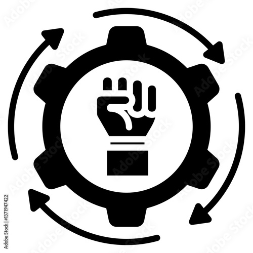 Perseverance Glyph Icon
