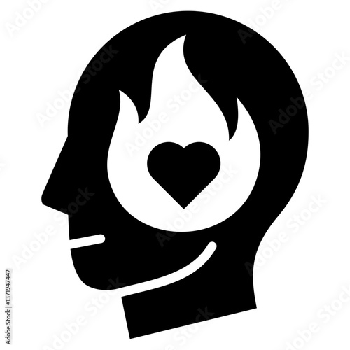 Enthusiasm Glyph Icon