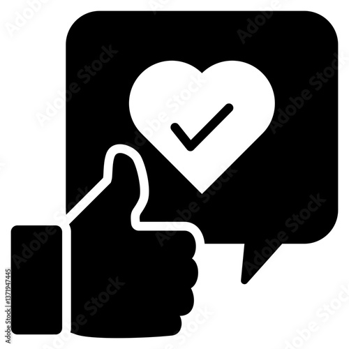 Acceptance Glyph Icon