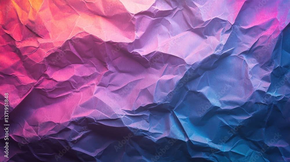 custom made wallpaper toronto digitalAbstract Colorful Background of Crumpled Paper with Gradient Textures and Soft Light Effects