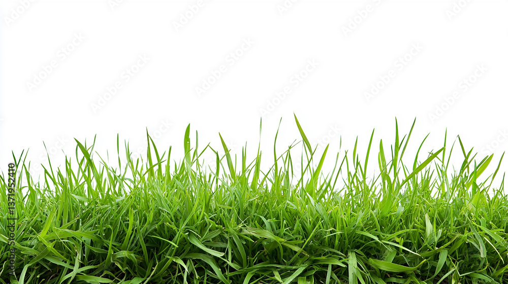 Fototapeta premium perfect grass isolated for spring border