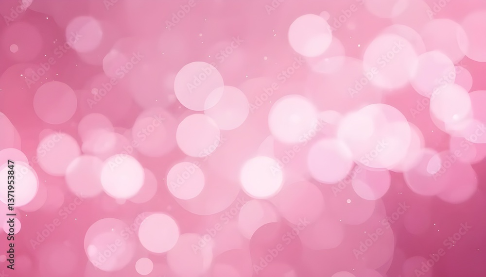 Elegant Pink Bokeh Lights Creating a Beautiful Abstract Effect Elegant Pink Bokeh Lights Creating a Beautiful Abstract Effect