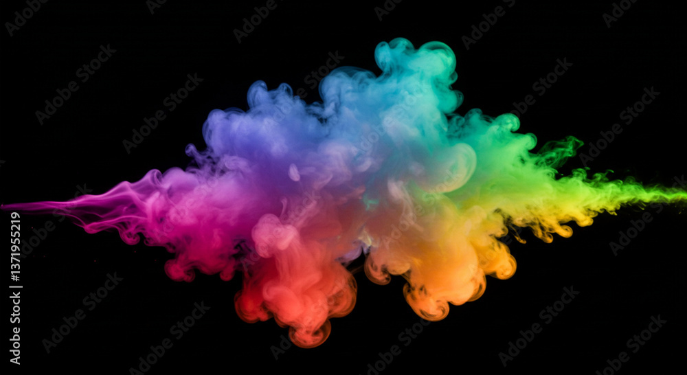 Obraz premium visualization of fractal waves