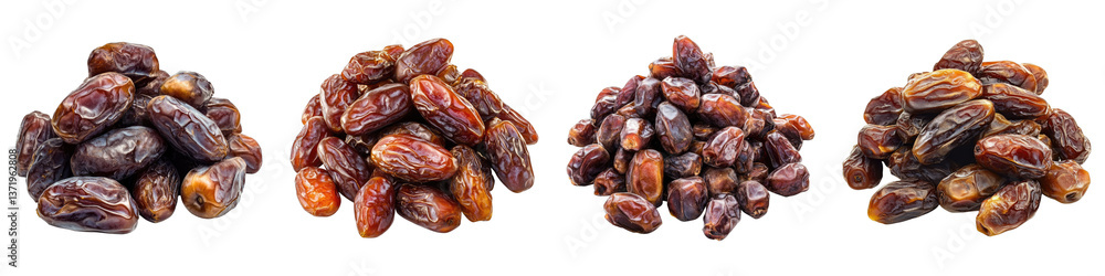 Pile dry dates isolated on transparent background. PNG , se of Pile dry dates isolated on transparent background. PNG , se of