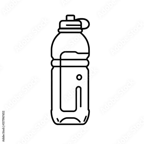 ポンプ付きボトルのイラスト｜Pump Bottle Illustration