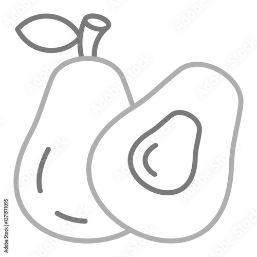 Avocado Icon
