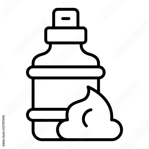 Shaving foam Icon