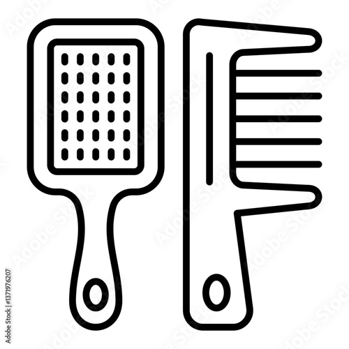 Hair brushes Icon
