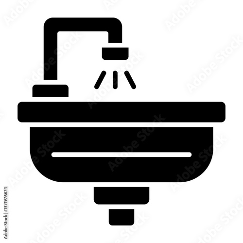 Hair wash sink Icon