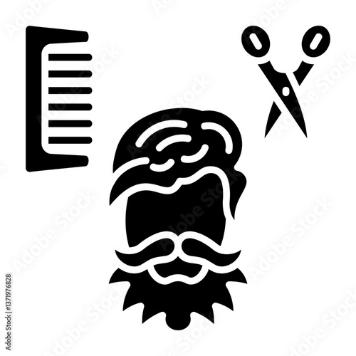Hair styling Icon
