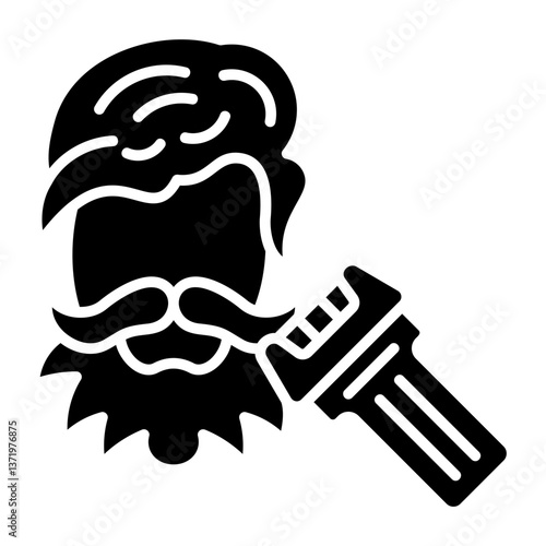 Beard trimming Icon