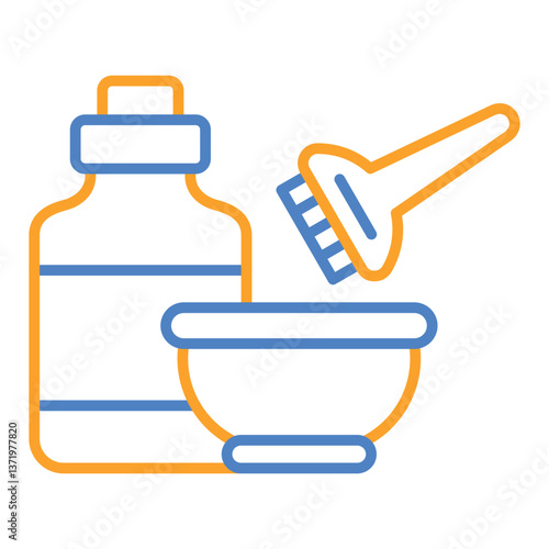 Hair dye kit Icon