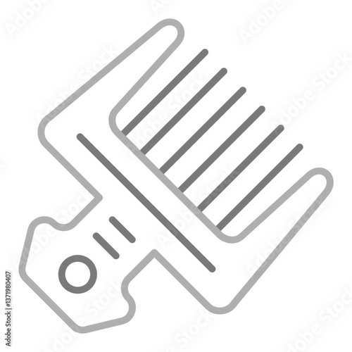 Afro comb Icon