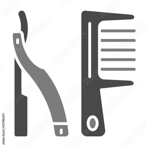 Hair cutting Icon