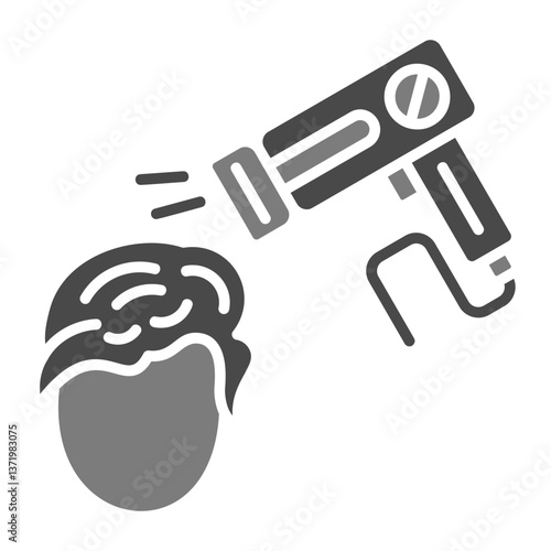 Drying hair Icon