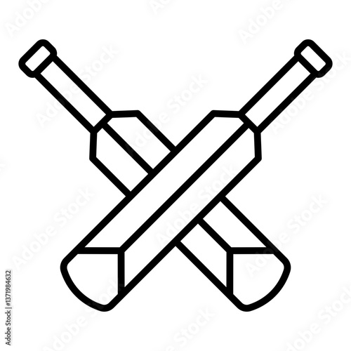 Cricket bat Icon