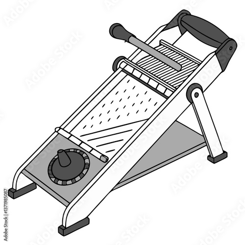 Professional Mandoline Slicer with Adjustable Thickness and Stainless Steel Blade. Perfect for: Thanksgiving, Christmas, Home Chefs, Cooking Schools, Restaurants