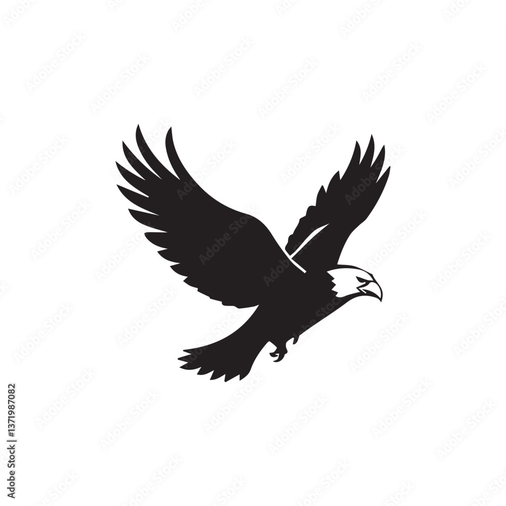 Obraz premium Eagle Logo Vector Art Icons and Graphics