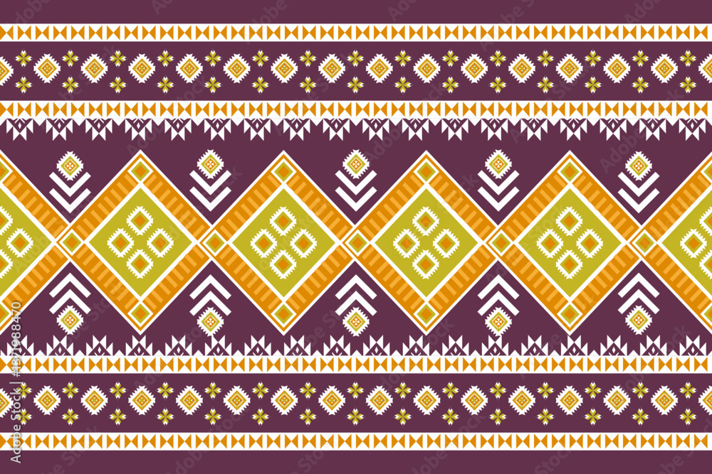 Geometric Pattern with Diamond and Decorative Elements Geometric Pattern with Diamond and Decorative Elements