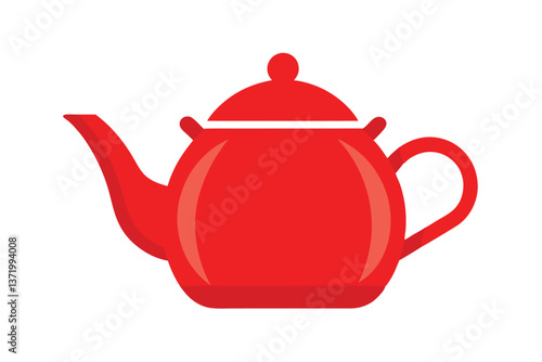 teapot isolated on white