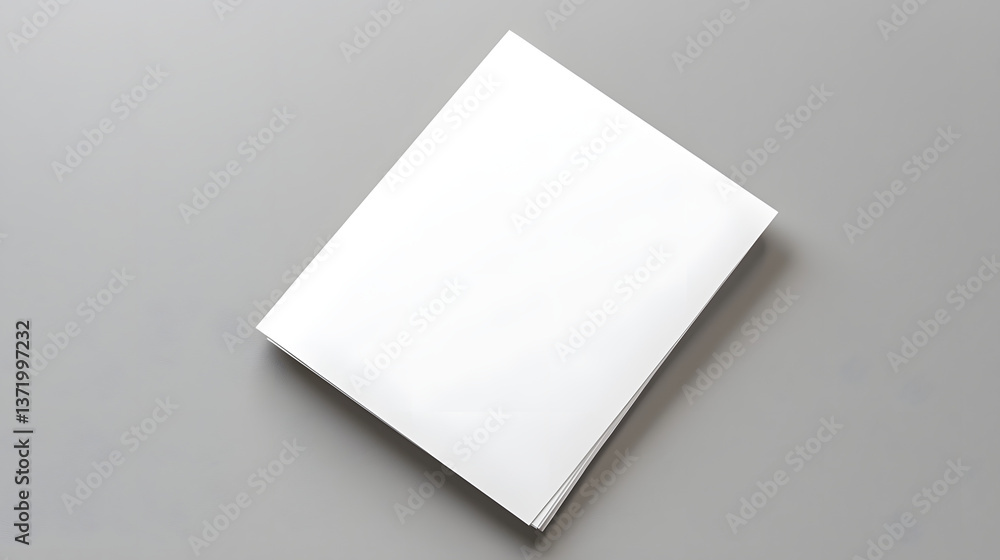 3D rendering of a blank newspaper or magazine mockup on a flat surface, showcasing realistic lighting and shadows for design presentations.
3D rendering of a blank newspaper or magazine mockup on a flat surface, showcasing realistic lighting and shadows for design presentations.