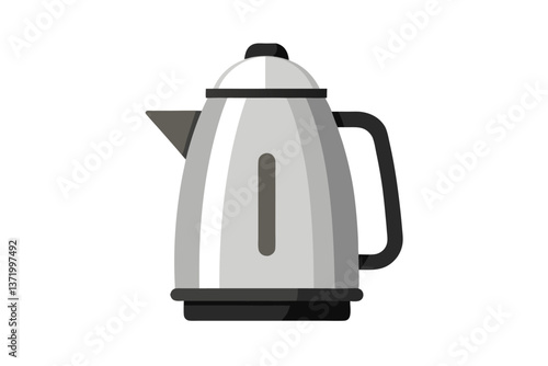 electric kettle isolated on white background