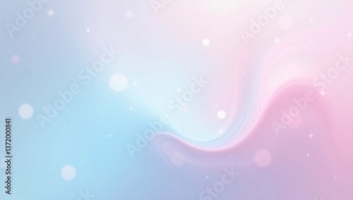 Vibrant Pastel Cotton Candy Background with Dreamy Swirls and Magical Glow
