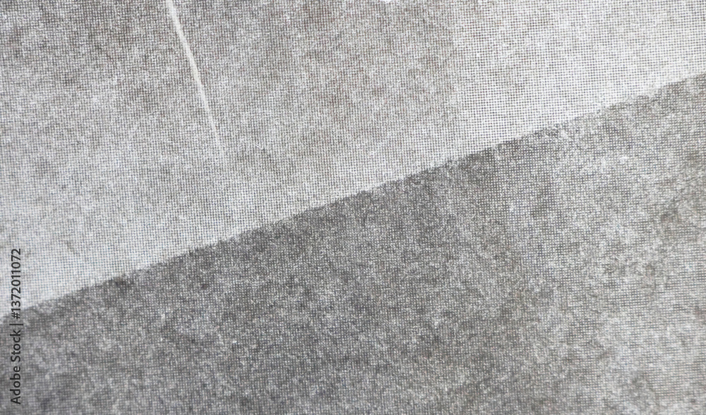 Fototapeta premium Macro of grey halftone dots on newsprint