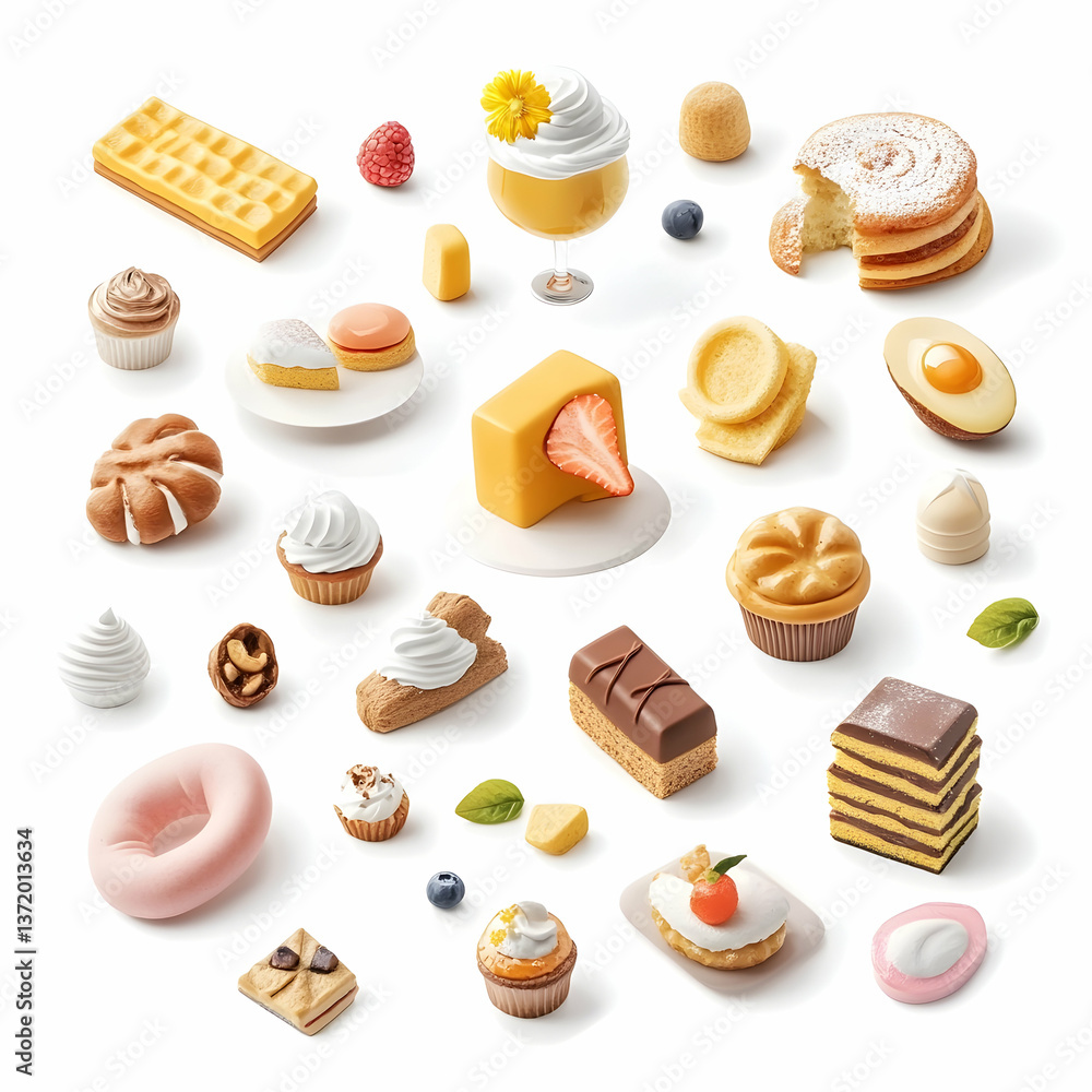 3D Food Icon Set – Delicious and Realistic 3D Food Icon Set – Delicious and Realistic