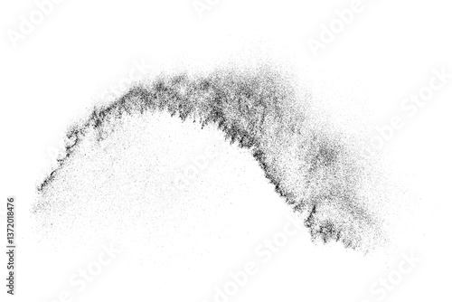 Obraz na płótnie Water texture. Splash effect. Snow overlay. Drops liquid. Grunge pattern. Black explosion on transparent background. PNG format. w salonie