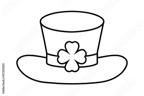 Leprechaun Hat, Shamrock, St. Patricks Day, Irish, Celebration, Holiday, Festive, Cartoon, Symbol, D