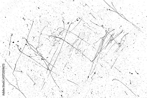 Obraz na płótnie Texture wall grunge. Pattern paper old. Textured art rough design surface. Black splash on transparent background. PNG format. w salonie