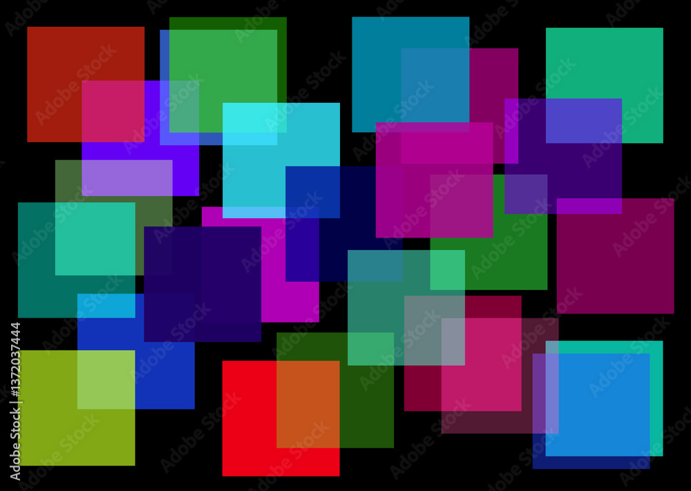 Geometric background of colored squares. Geometric background of colored squares.