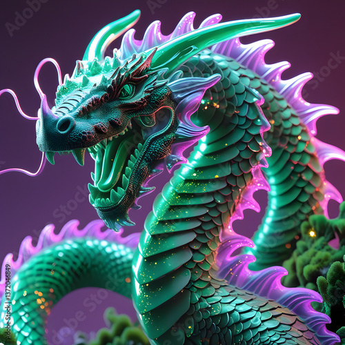 chinese dragon statue