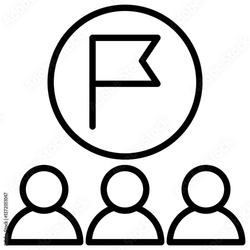 Competitor Outline Icon
