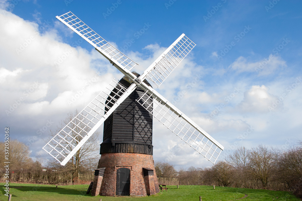 Windmill in Spring Windmill in Spring