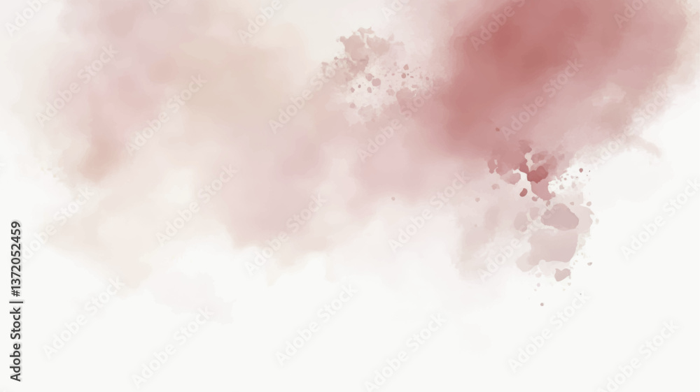 Fototapeta premium Abstract watercolor art background template. pink and red watercolor backdrop empty space for text, banner, presentation or product display graphic design