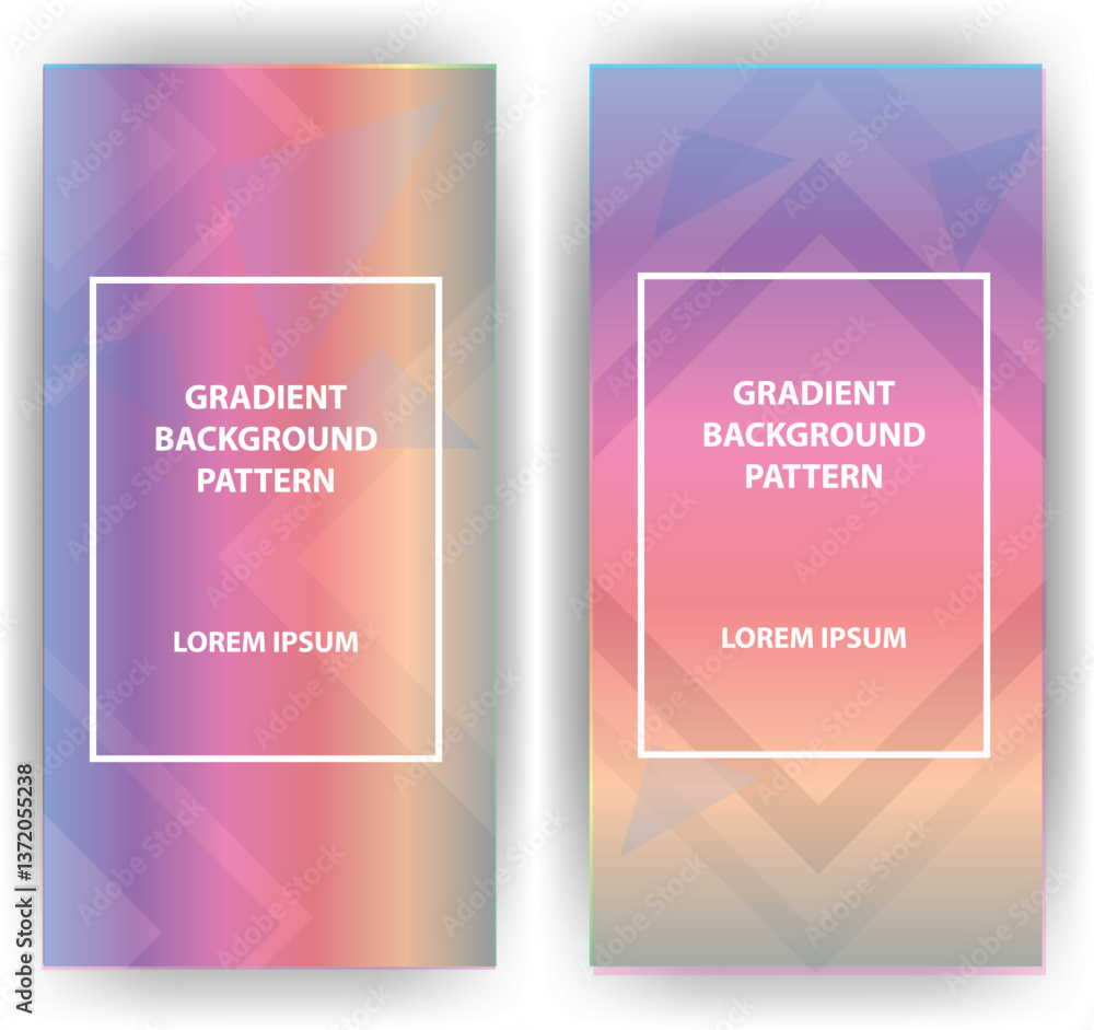 Fototapeta premium Gradient Background Pattern (4)