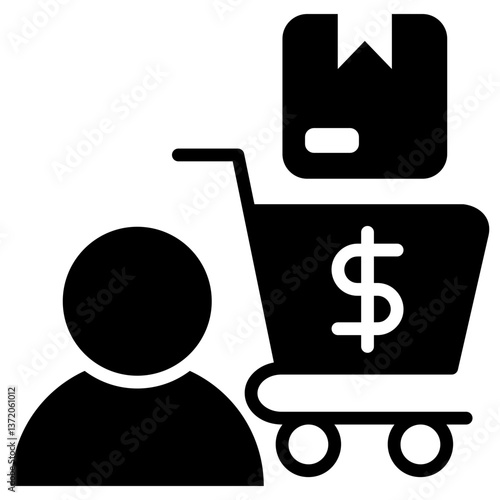 Consumer Glyph Icon